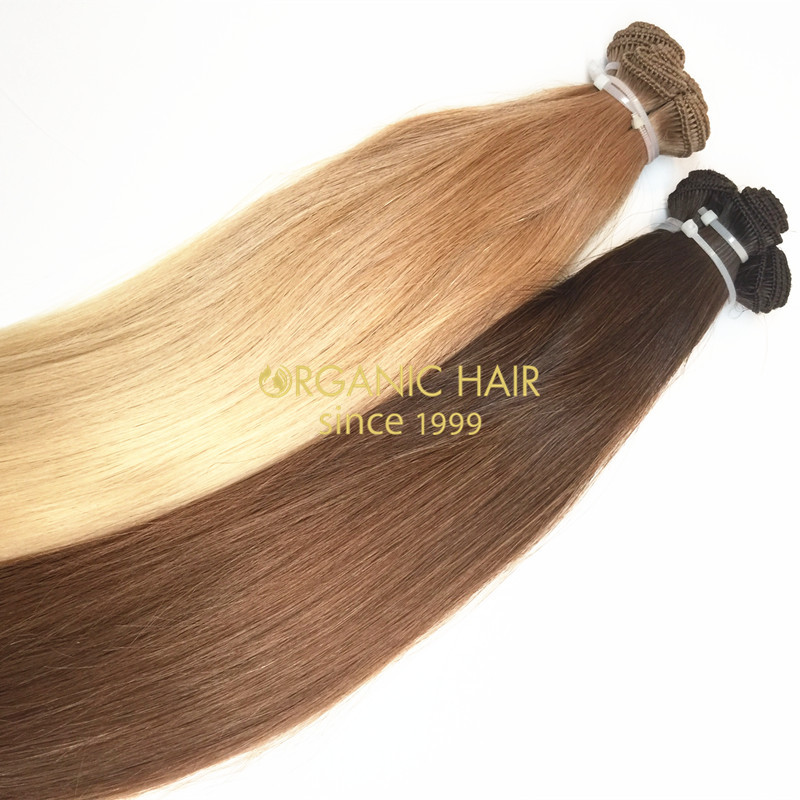 Hand tied weft hair styles weave hair